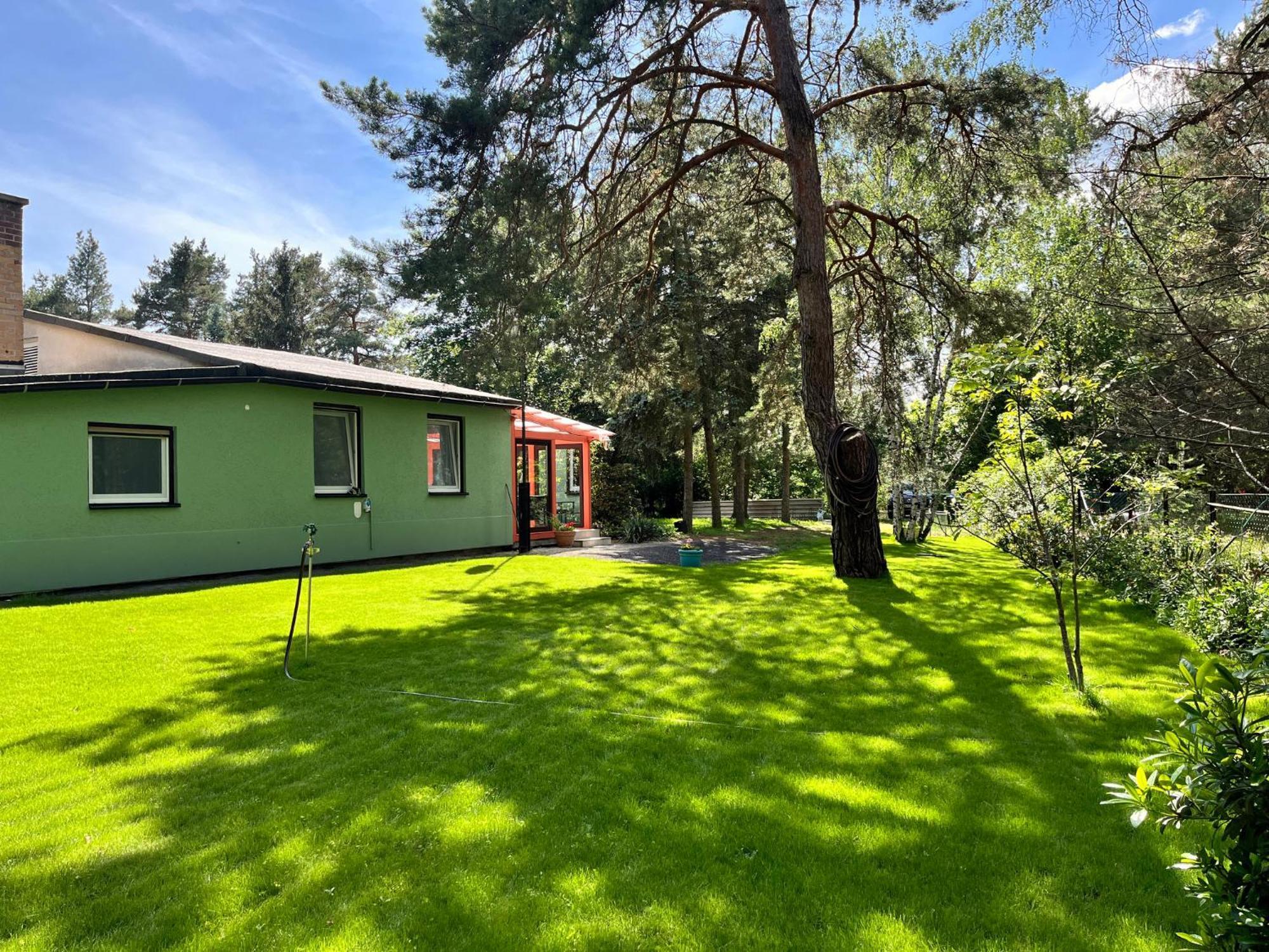 Ferienhaus Im Wald, Am Briesener See Neu Zauche Exterior foto